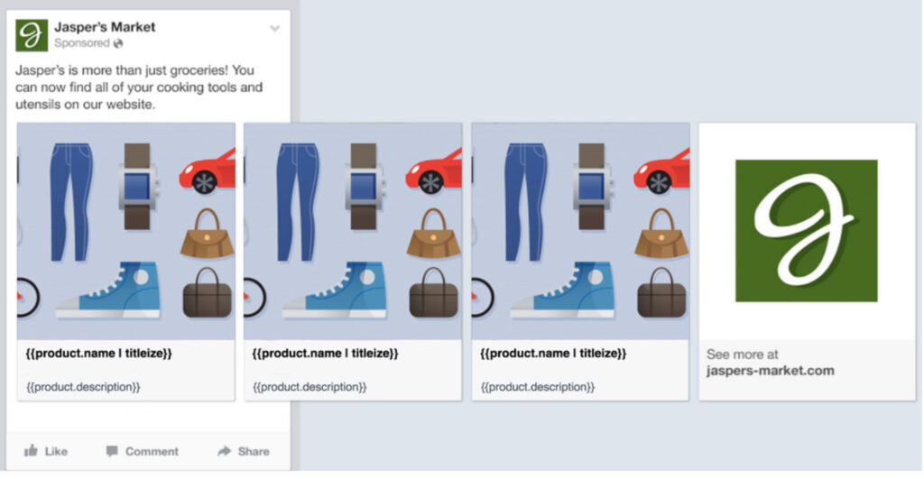 Facebook shopping with ES Group