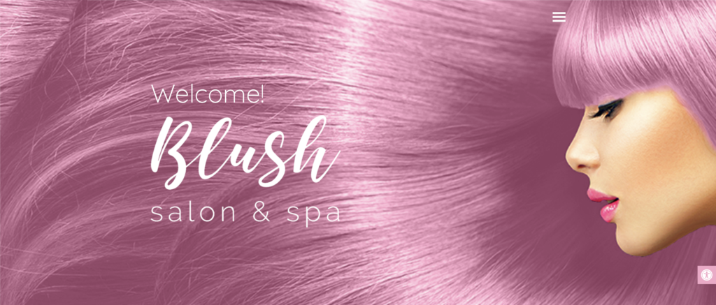 Blush Salon Website